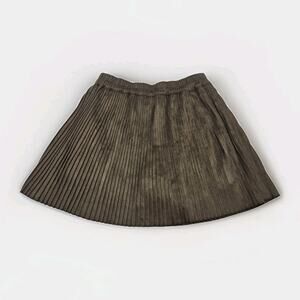 Romeo & Juliet Couture Skirt Small Olive Green Pleated Mini Skort Grunge Y2K